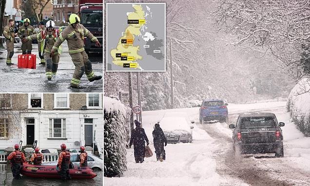 Freezing rain and snow to bring ice chaos across UK