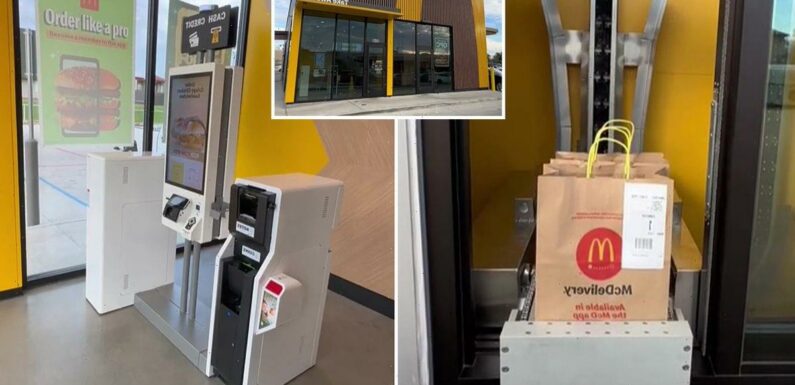 Futuristic McDonald’s ‘without a human in sight’ leaves fast food fans divided