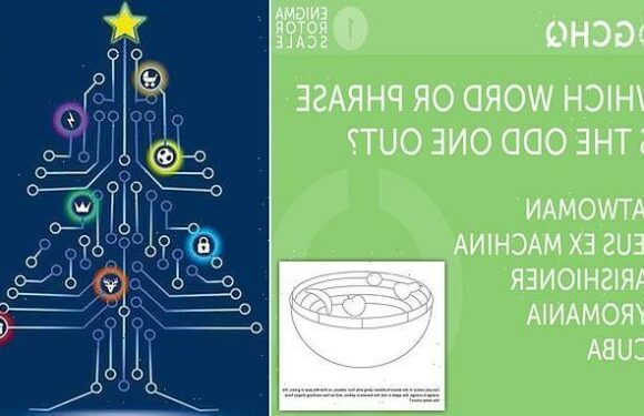 GCHQ spy chiefs reveal their annual fiendish Christmas quiz