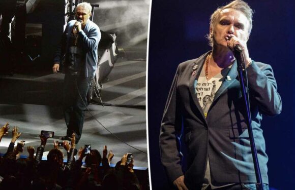Gen X fans ‘storm’ stage at Morrissey show in Brooklyn