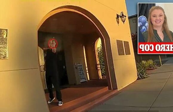 Gunman fires at California officer before being shot and killed