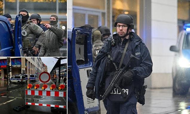 Gunman takes hostages after killing one near Dresden shopping centre
