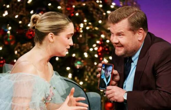 Haley Lu Richardson Fangirls Over Surprise Nick Jonas FaceTime on Late Late Show