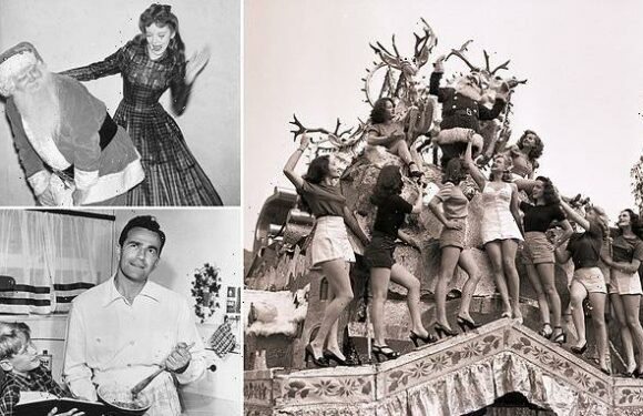 How the stars of the Golden Age of Hollywood celebrated the holidays