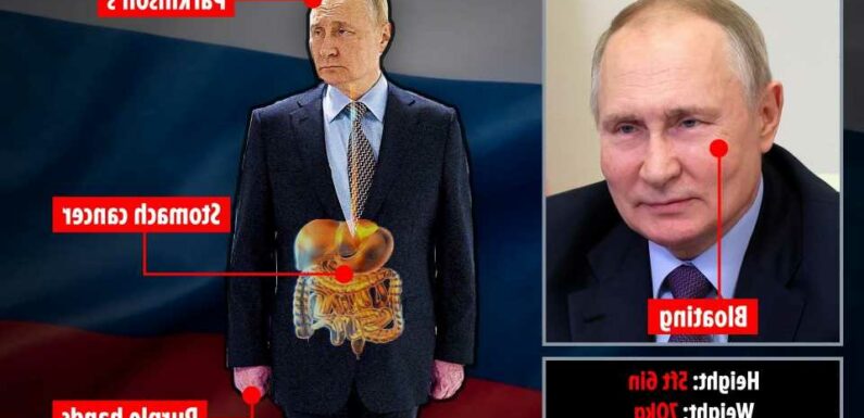 How ‘critically ill’ Putin was left a twitching, bloated & unstable mess | The Sun