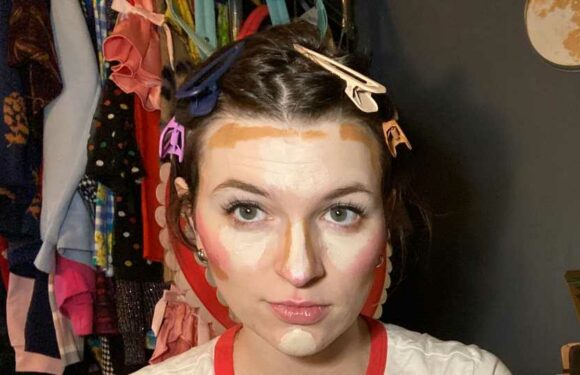 I tried TikTok's viral 'underpainting' makeup trend – it lasted for hours but I felt like a doll and my face was stripey | The Sun