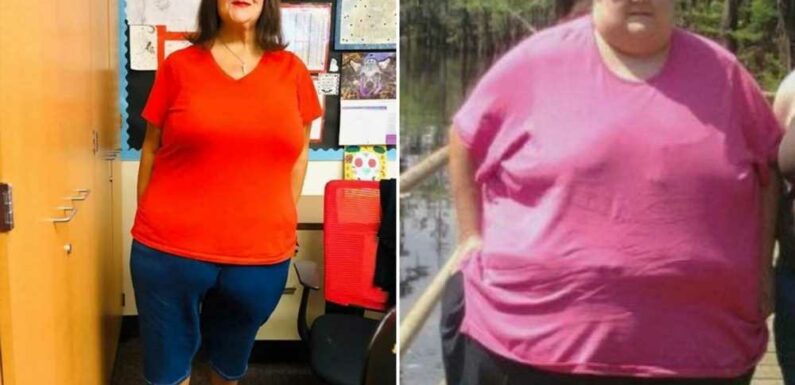 I weighed 42st but shed HALF my bodyweight to save my life – here's what my ‘hanging apron’ of loose skin looks like | The Sun