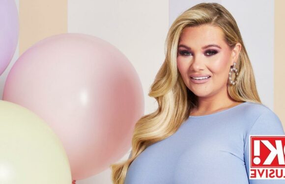 ‘I’m convinced baby is a boy and I just filmed him kicking for the first time,’ says Shaughna Phillips