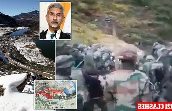 India masses its ARMY to its disputed border with China after clashes