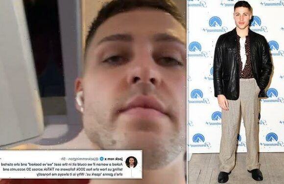 Influencer reveals woman threatened to 'spark' him on the train