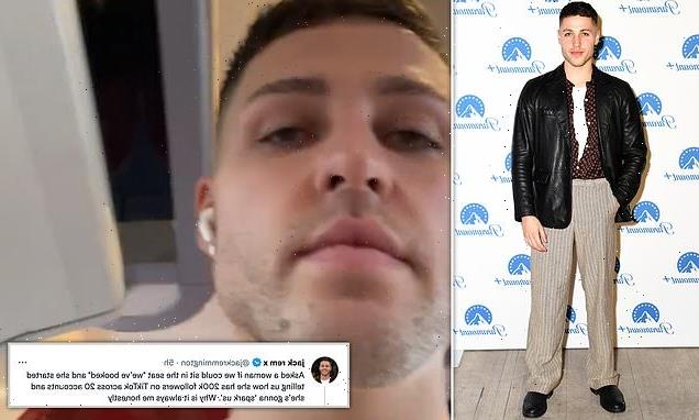 Influencer reveals woman threatened  to 'spark' him on the train