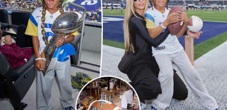 Inside Kim Kardashians son Saints epic NFL celebration for 7th birthday