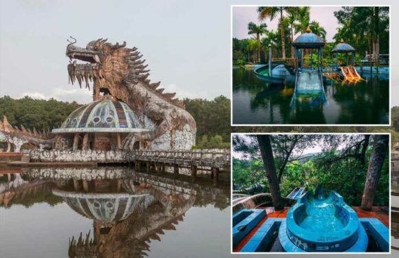 Inside eerie deserted £2.4m water park abandoned just two years after opening & left to rot in the middle of the jungle | The Sun