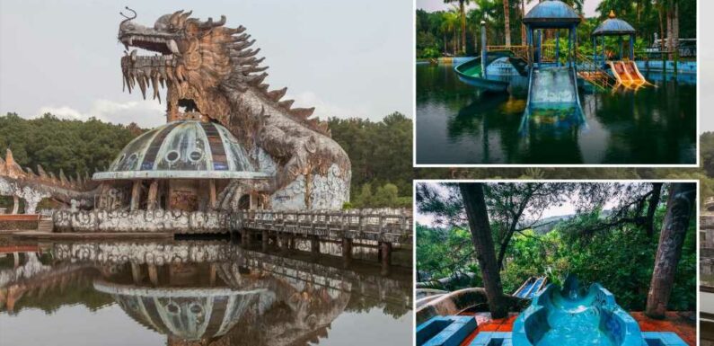 Inside eerie deserted £2.4m water park abandoned just two years after opening & left to rot in the middle of the jungle | The Sun