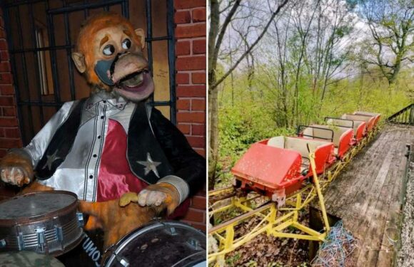 Inside terrifying abandoned theme park full of creepy life-size animatronics & rusting rollercoasters | The Sun