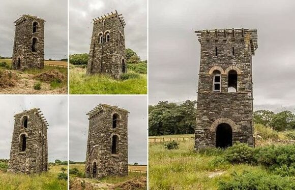 Isle of Man water tower with planning to be a Grand Design is for sale