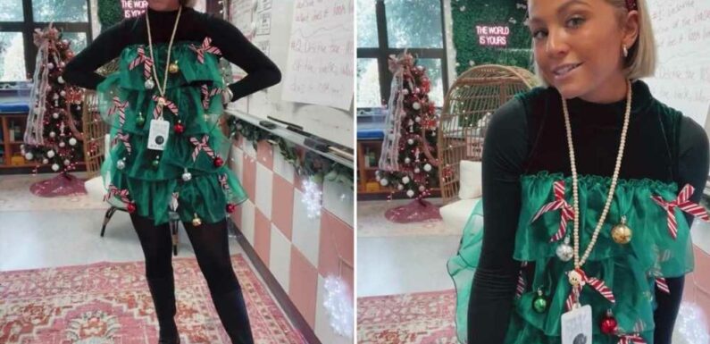 I'm a teacher & wore a cute Christmas dress but everyone said it's too short… my school doesn't have a dress code though | The Sun