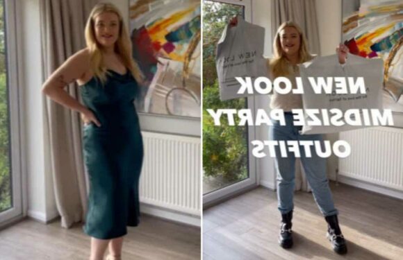 I'm midsize and tried on New Look's Christmas party looks – they're so flattering and look so much more expensive | The Sun