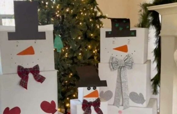 I've found a quick way to give the kids Christmas presents without wrapping them all separately, it saves so much time | The Sun