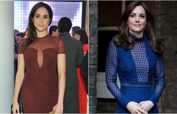 Kate channels Meghan’s sheer dress – but opts for ‘trustworthy’ colour