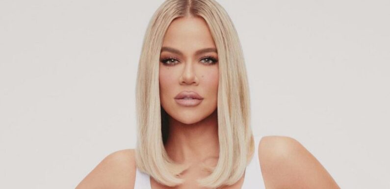 Khloe Kardashian shows off real makeup-free skin & plump pout in rare unedited photo of herself covered in son's spit-up | The Sun