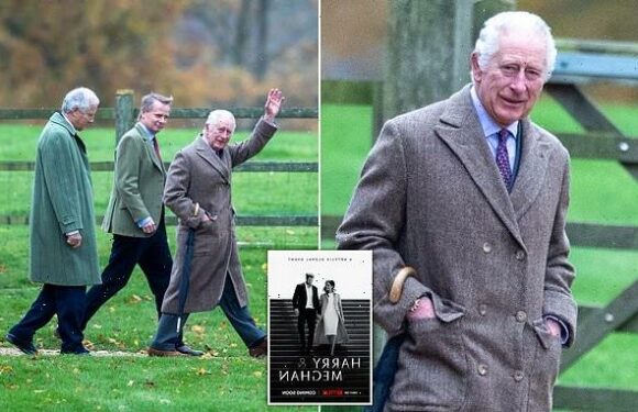 King Charles seen for the first time since Harry and Meghan trailer