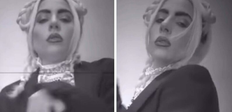 Lady Gaga Undergoes Addams Family Transformation for 'Bloody Wednesday' TikTok Challenge