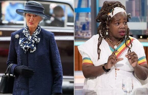 Late Queen's lady-in-waiting offers to meet campaigner in racism row