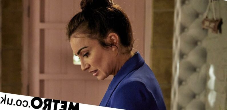 Leyla shatters her broken life as she suffers a drugs relapse in Emmerdale