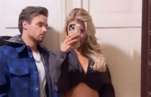 Liam Payne and girlfriend Kate Cassidy pose up a storm during romantic date night