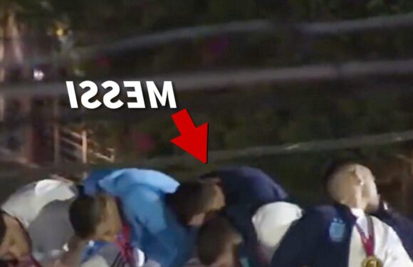 Lionel Messi Nearly Knocked Off Argentina Bus In Scary Moment At World Cup Parade