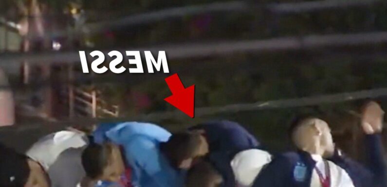 Lionel Messi Nearly Knocked Off Argentina Bus In Scary Moment At World Cup Parade