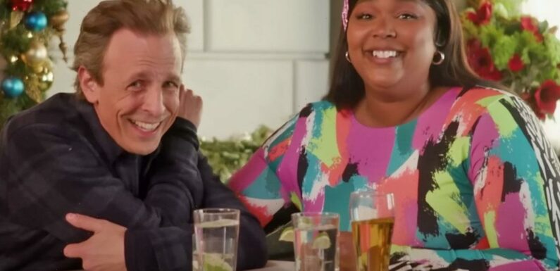 Lizzo & Seth Meyers Go Day Drinking In HILARIOUS New Video: ‘We Are An Actual Menace To Society’ – WATCH!