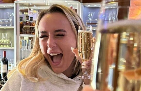 Love Island BFFs Millie and Chloe’s holiday off to a boozy start with 5 champagnes at airport