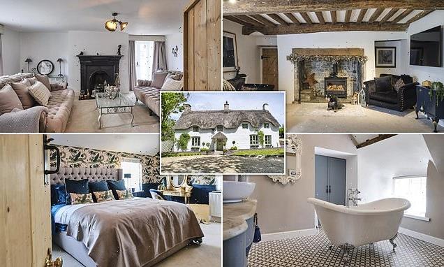Luxury cottage with ceiling beams from old shipwreck on sale for £1m