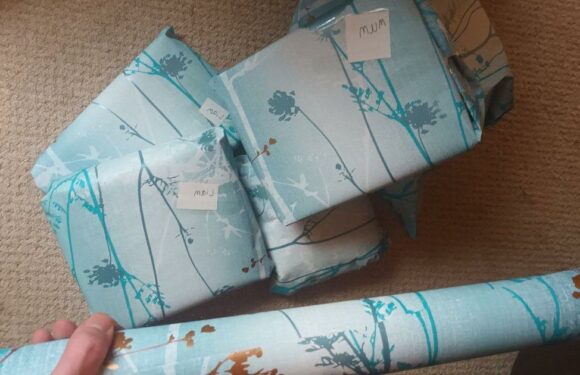 Man ‘ruins’ Christmas after using mum’s expensive wallpaper as wrapping paper