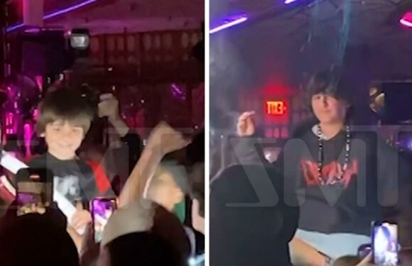 Mason and Reign Disick Get Hoisted At Bar Mitzvah, New Video