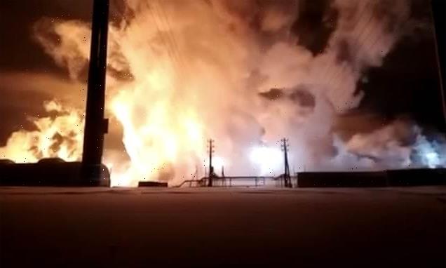 Massive explosion rips through Russian oil and gas field