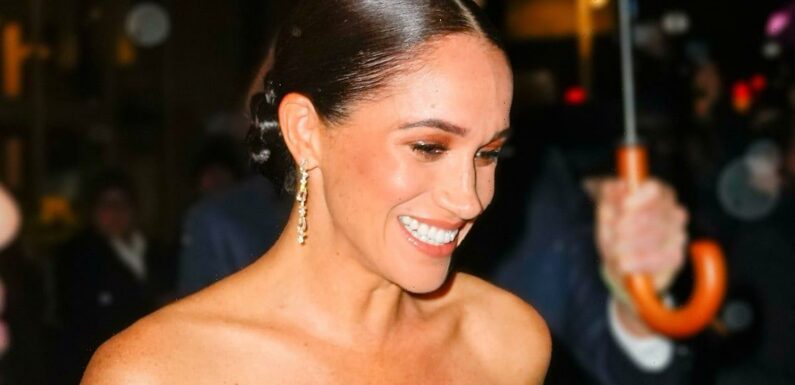Meghan Markle channels her iconic wedding moment wearing Princess Diana’s $90k heirloom