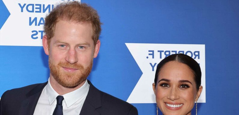 Meghan Markle wears Princess Diana’s aquamarine ring as she and Prince Harry are honored at RFK Human Rights Ripple of Hope Gala: The best photos
