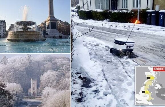 Met Office issues NEW weather warning for tomorrow: Heavy ice and snow