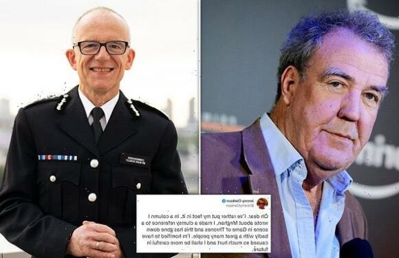 Met Police chief rules out probe into Jeremy Clarkson's Meghan column