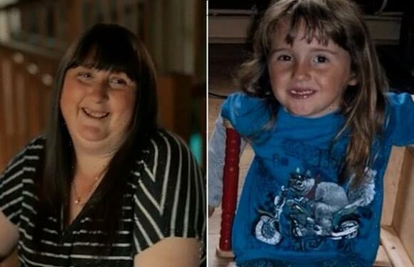 Mother of murdered April Jones, 5, plays with her toy in documentary