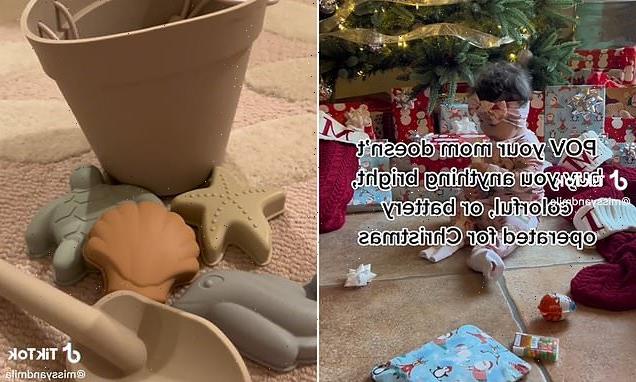Mother slammed for refusing to buy baby colourful toys for Christmas