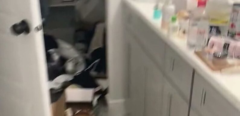 Mum shares video of messy home urging other parents to ‘keep it real’ but trolls brutally slate the state of her house | The Sun