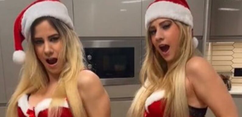 My twin sister and I dressed in sexy Santa costumes – men say they want us both under their tree | The Sun