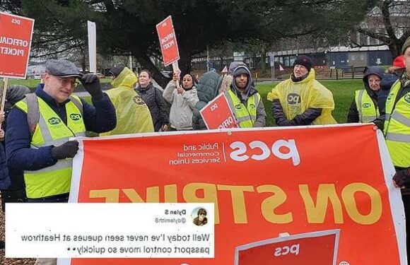 New Border Force strike causes chaos as 1,000 workers walk out TODAY