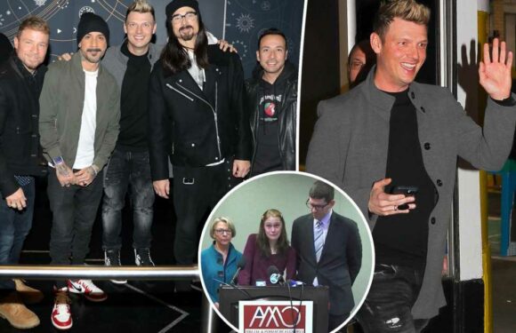 Nick Carter appears happy in first sighting since rape allegations