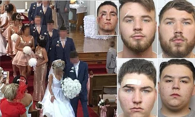 Nine jailed for nearly 16 years over 50-person wedding 'bloodbath'