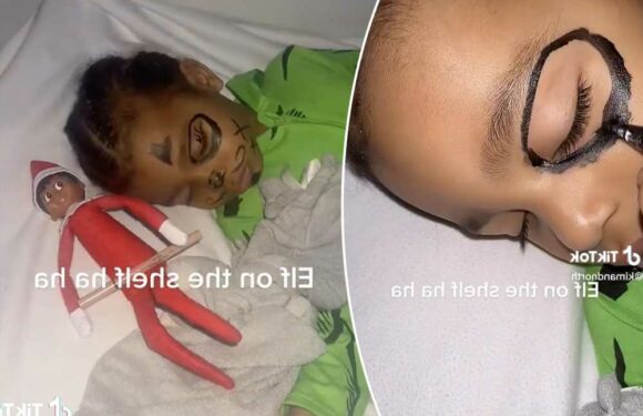North West draws all over 3-year-old brother Psalm’s face in holiday prank